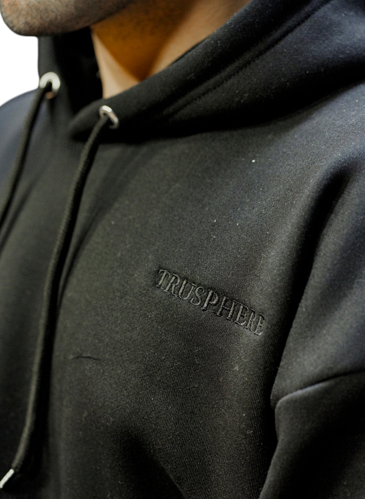 AURA SERIES 01 - Black Oversized Hoodie