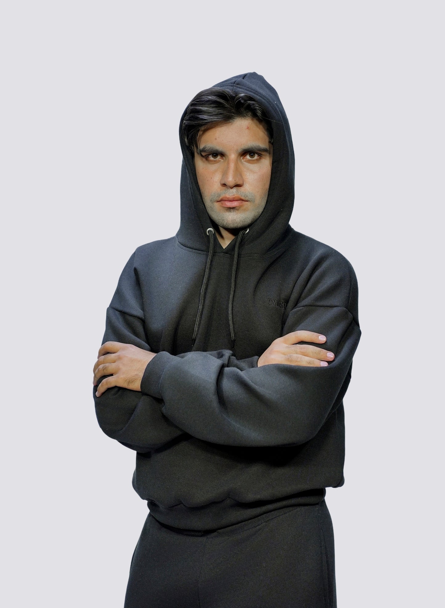 AURA SERIES 01 - Black Oversized Hoodie